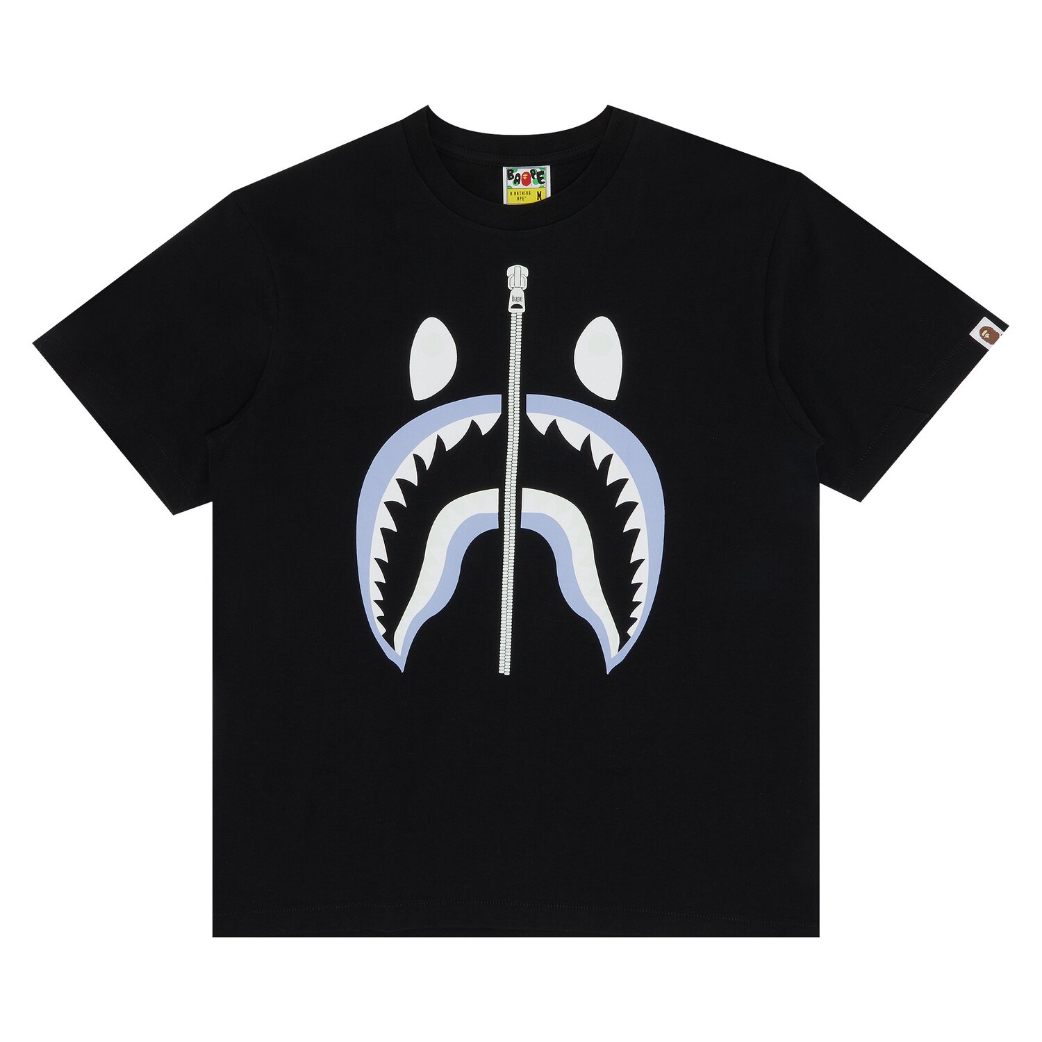 

Футболка BAPE Shark, черная, Черный, Футболка BAPE Shark, черная