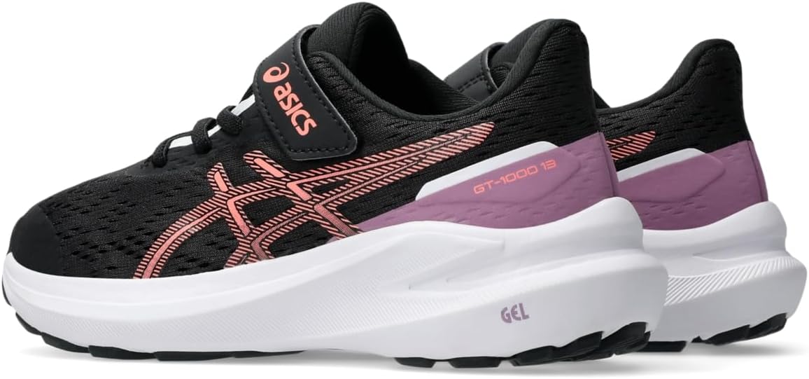 Беговые кроссовки Asics GT-1000 13 для детей дошкольного возраста, черный — фото 3
