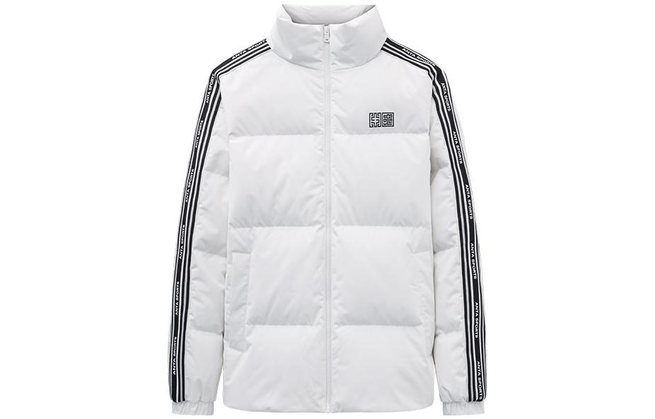 

ANTA Пуховик из коллекции Life унисекс асфальтово-серый белый, Asphalt Gray White