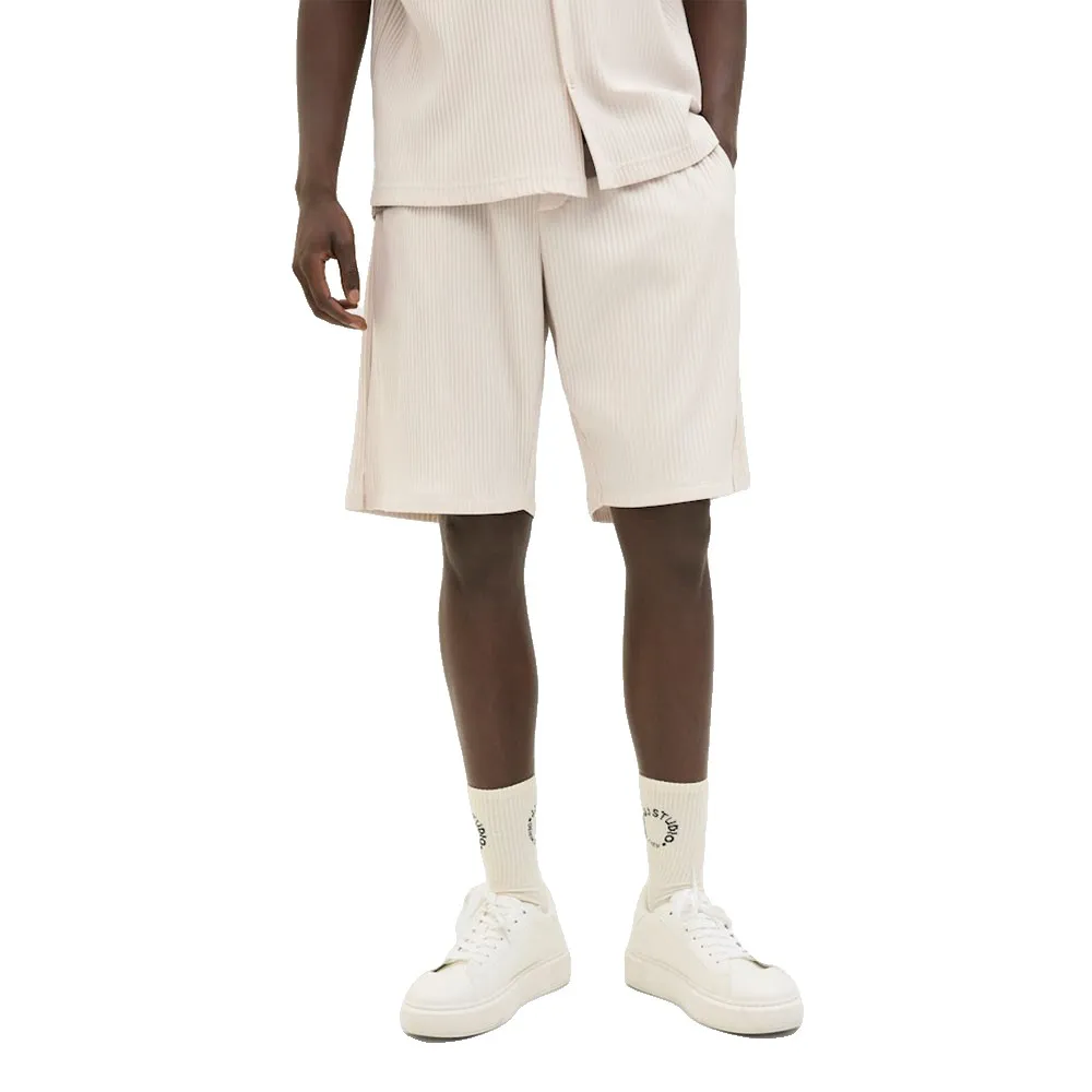 

Спортивные шорты Jack & Jones Karl Interlude Plisse, бежевый