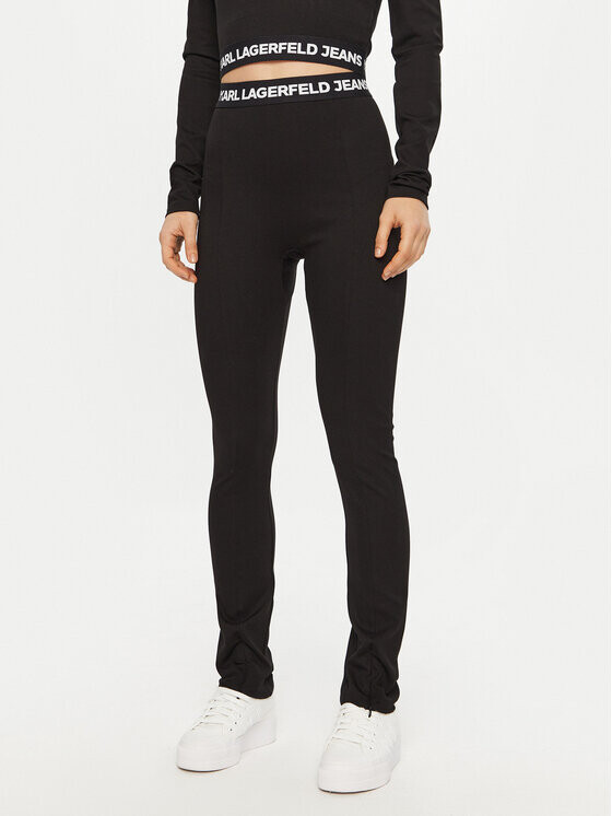 

Леггинсы узкого кроя Karl Lagerfeld Jeans, черный