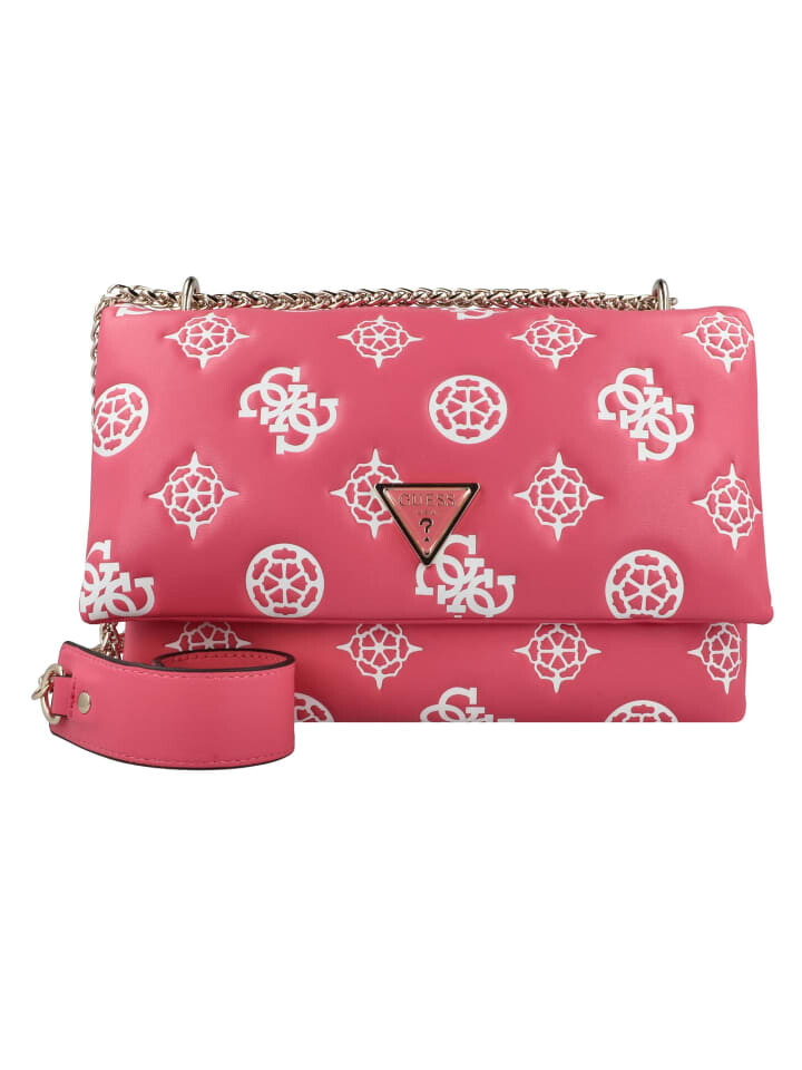 

Наплечная сумка Guess, цвет watermelon logo