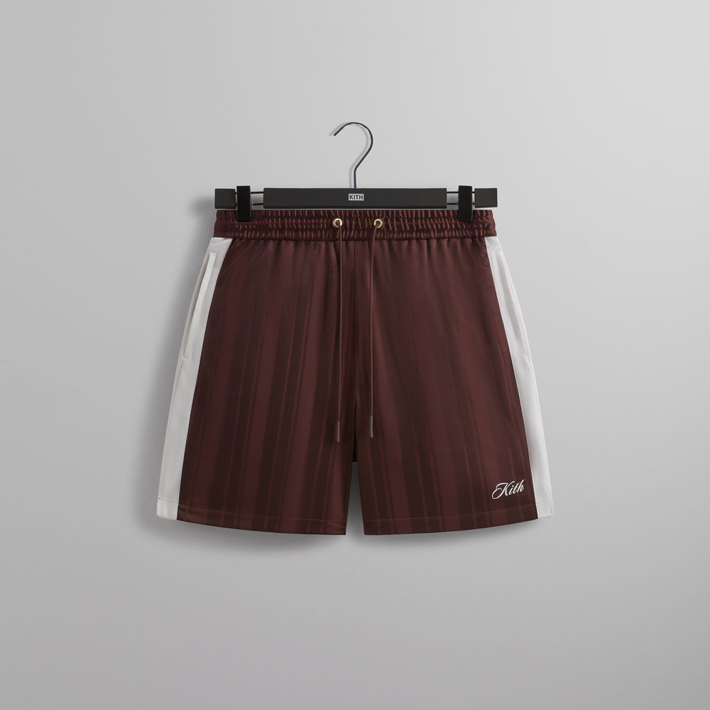 

Шорты Kith Pinstripe Tricot Active Short, цвет Magma