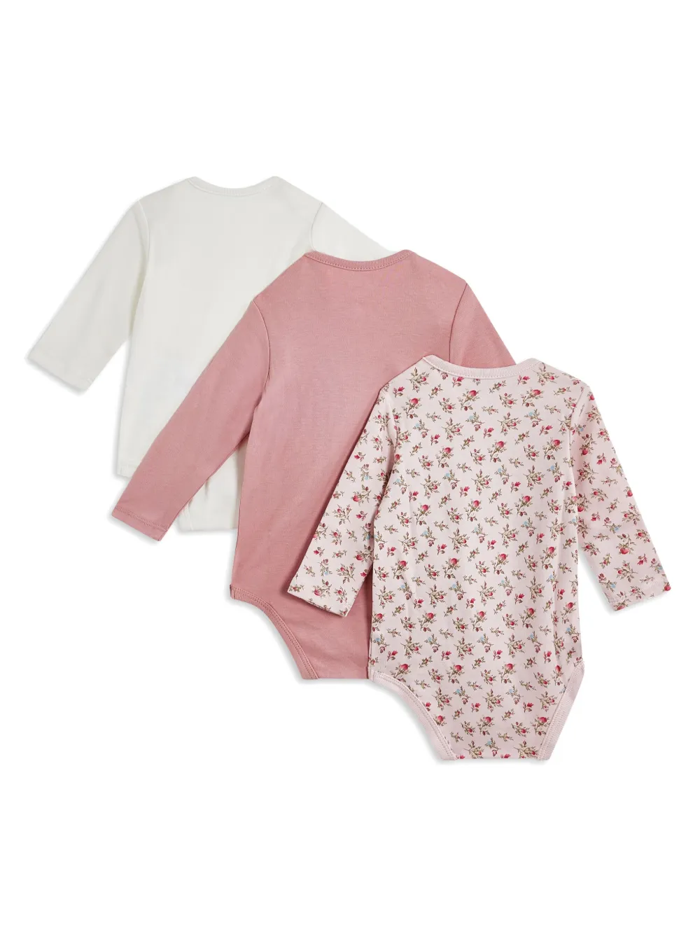 Комплект для новорожденного с круглым вырезом Polo Ralph Lauren Kids, розовый — фото 2