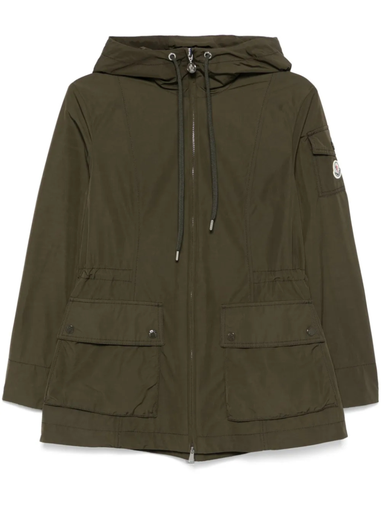 

Moncler парка Leandro, зеленый