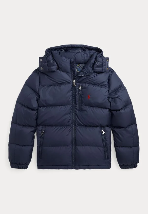 Пуховая куртка gorham с капюшоном, модель 714y Polo Ralph Lauren, Newport Navy — фото 3