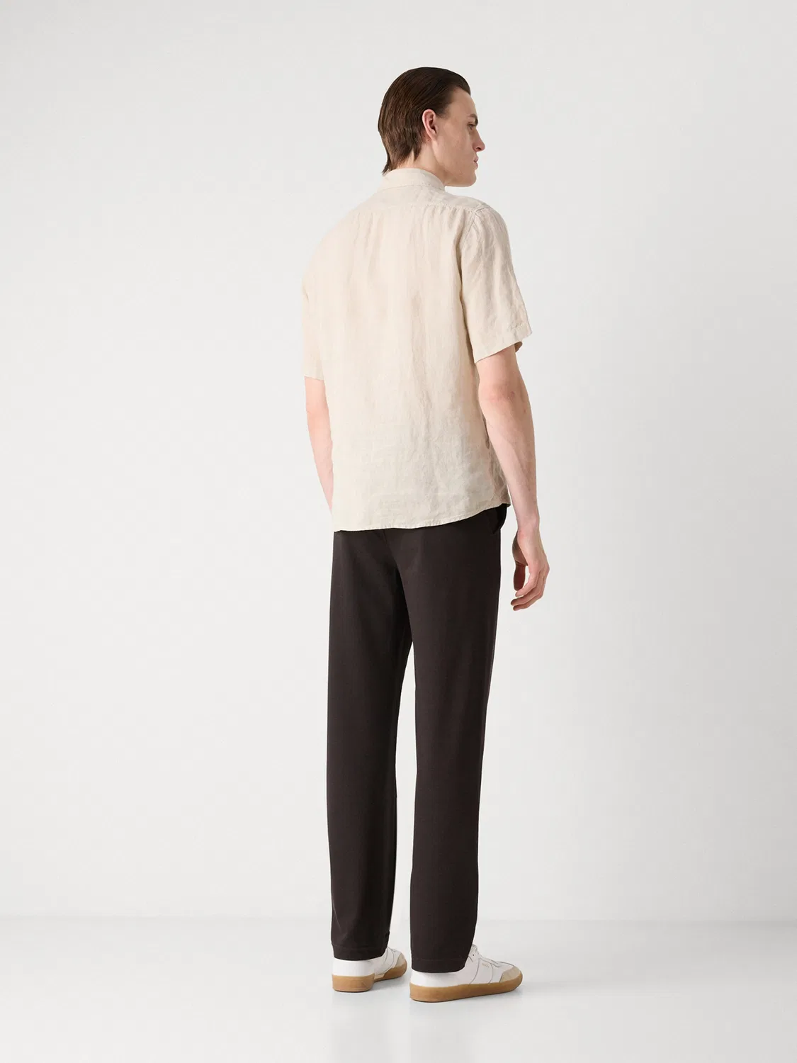 Рубашка Boss Regular fit Button Up Shirt Rash_2, бежевый — фото 3