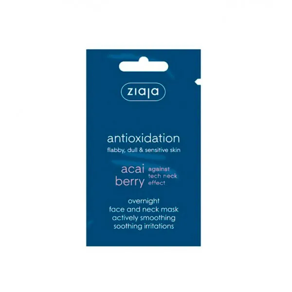 

Ночная маска для лица и шеи Antioxidation Face And Neck Mask Ziaja, 7 ml