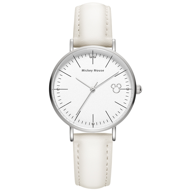 

Disney Часы Mickey Quartz Movement Watch Women's Watch White Dial