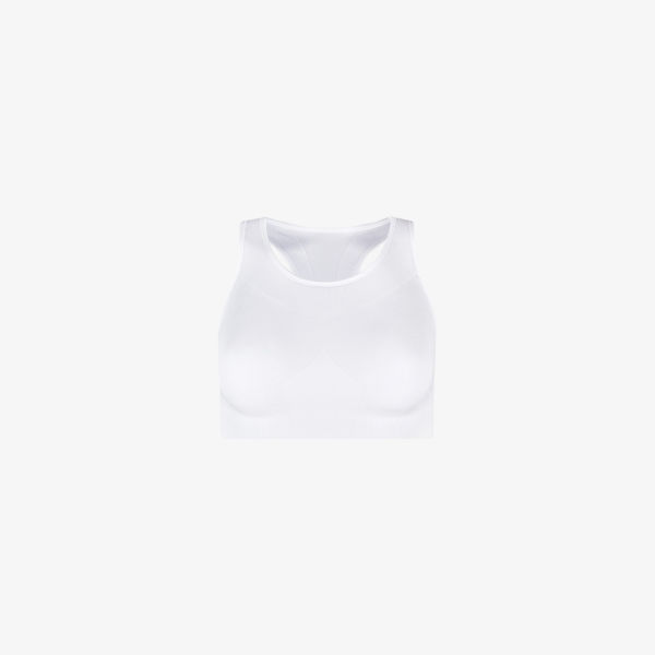 

Спортивный бюстгальтер Stamina из бесшовной эластичной ткани Sweaty Betty, белый