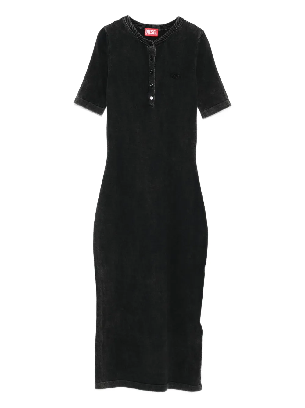 

Платье с короткими рукавами DIESEL, черный
