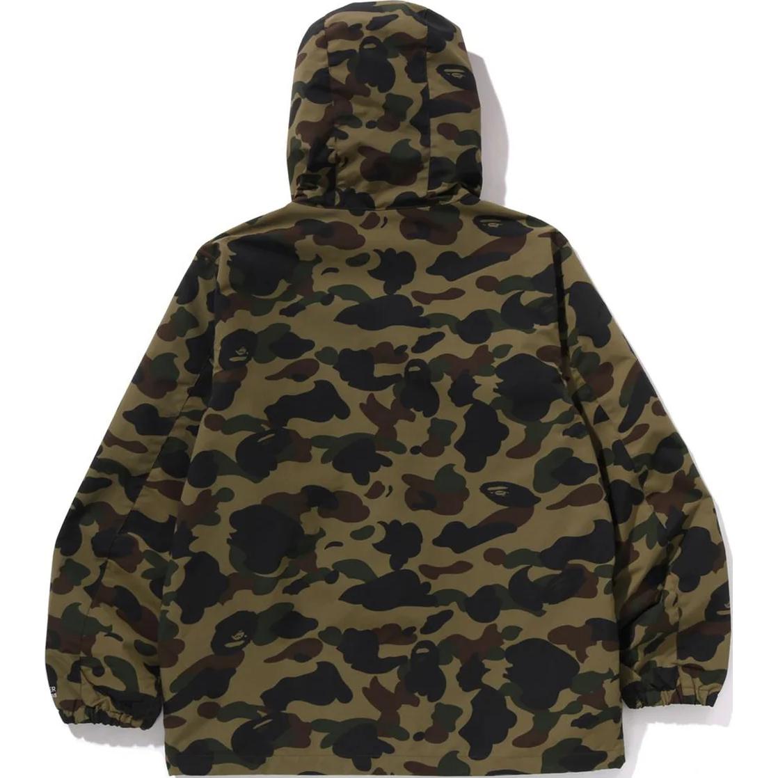 

A BATHING APE Куртка-толстовка Bape Windstopper с технологией Gore Tex Labs и камуфляжным принтом, Green