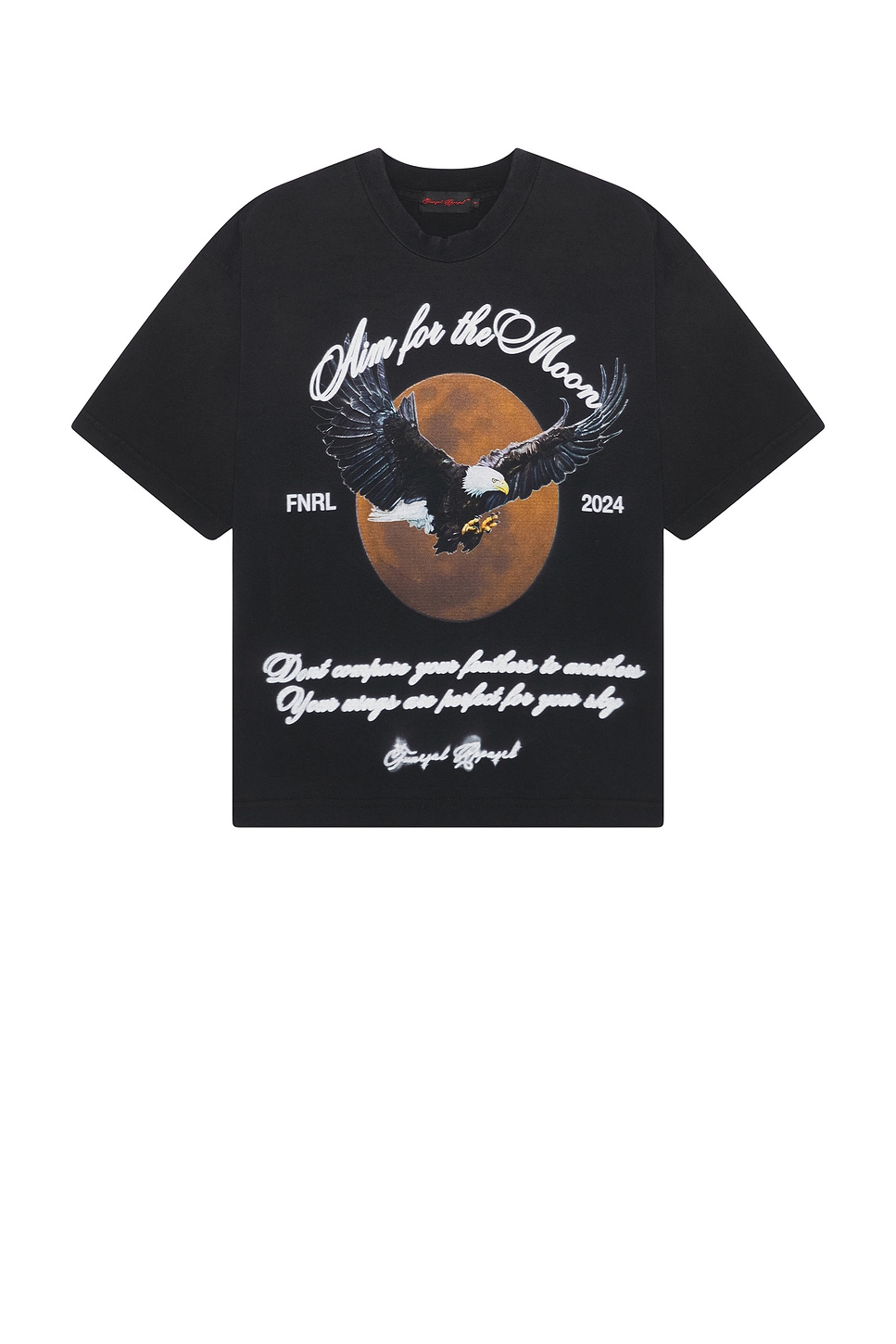 

Футболка «целься на луну» Funeral Apparel, черный