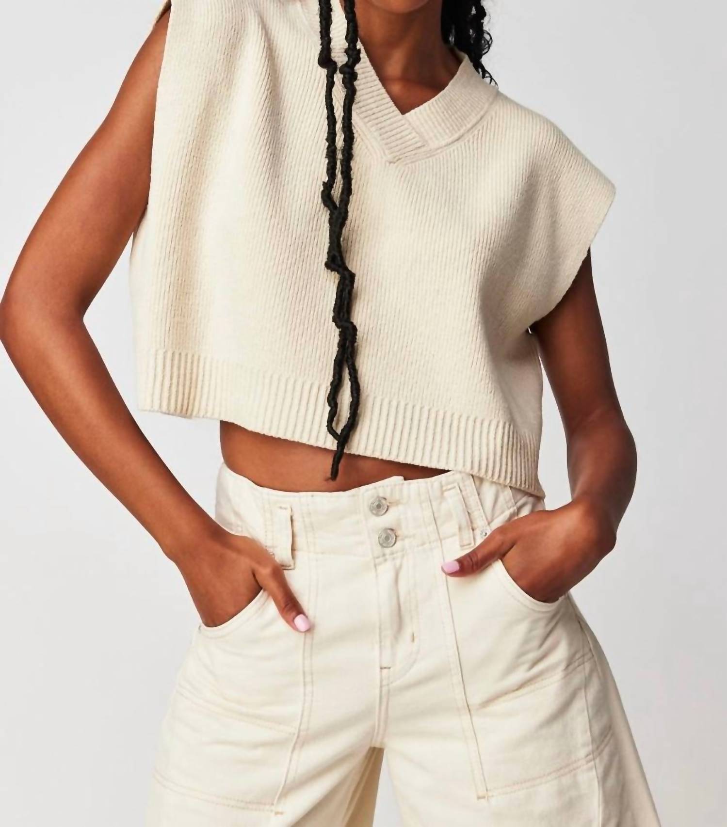 

Жилет Easy Street в кремовом цвете Free People