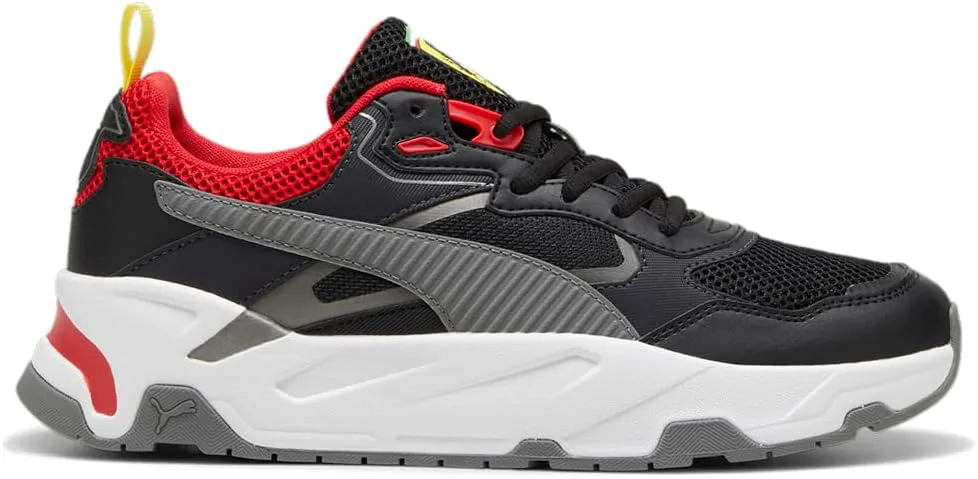 Мужские кроссовки PUMA Scuderia Ferrari Trinity со шнуровкой, повседневные - черные, черный