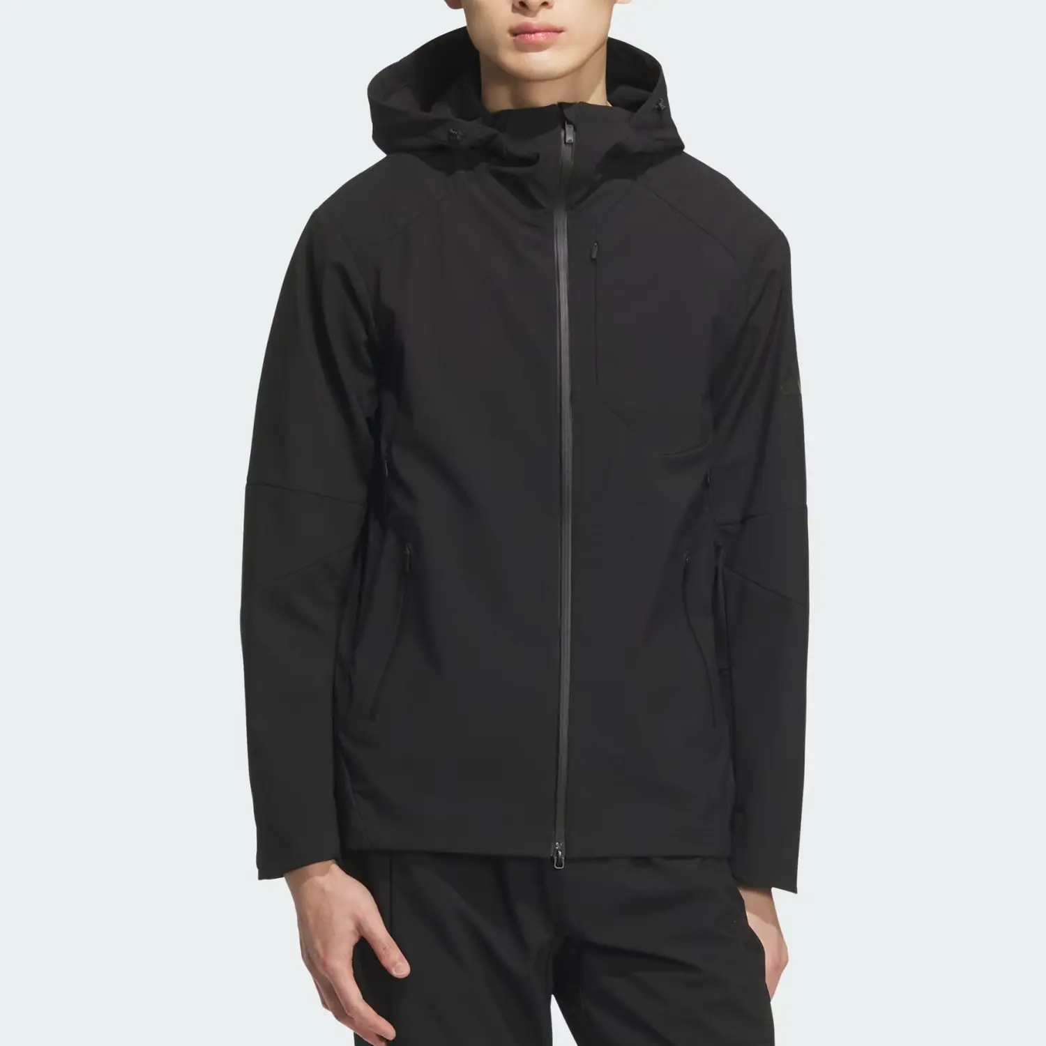 Adidas Спортивная куртка мужская черная, Black — фото 2