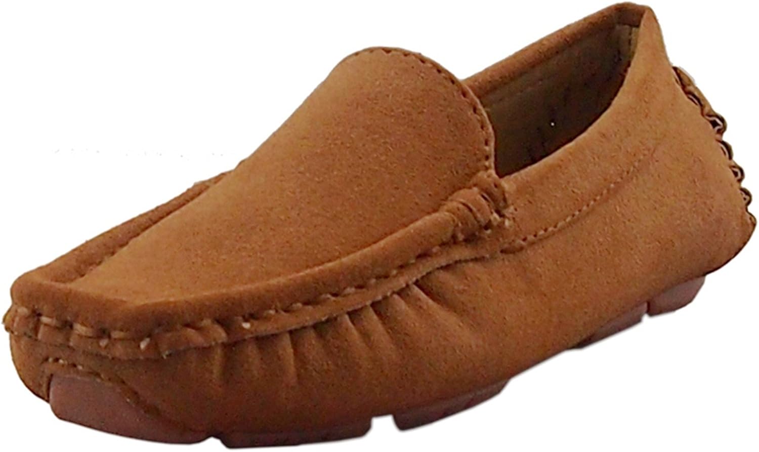 

Детские мокасины из мягкой замши Dadawen, коричневый