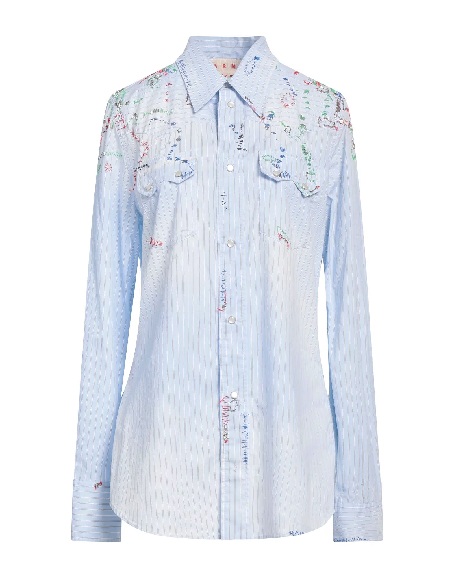 

Рубашка Marni, небесно-голубой