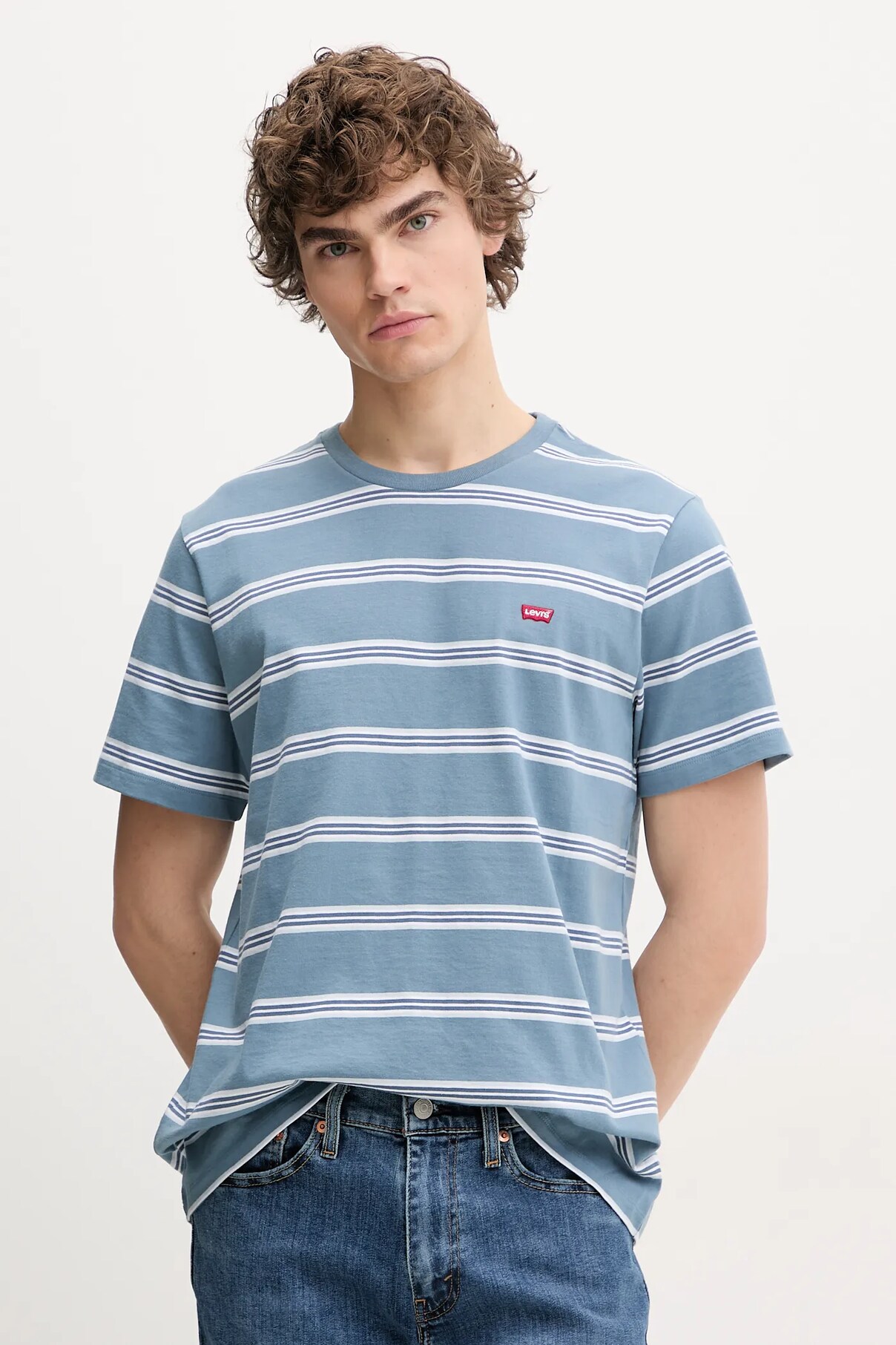 

Футболка из хлопка SS ORIGINAL HM TEE Levi'S, синий