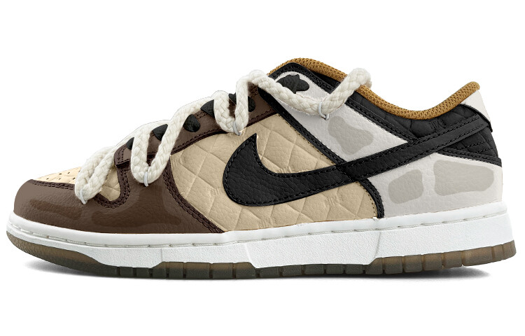 

Кроссовки для скейтбординга Dunk женские с низким верхом цвета хаки Nike