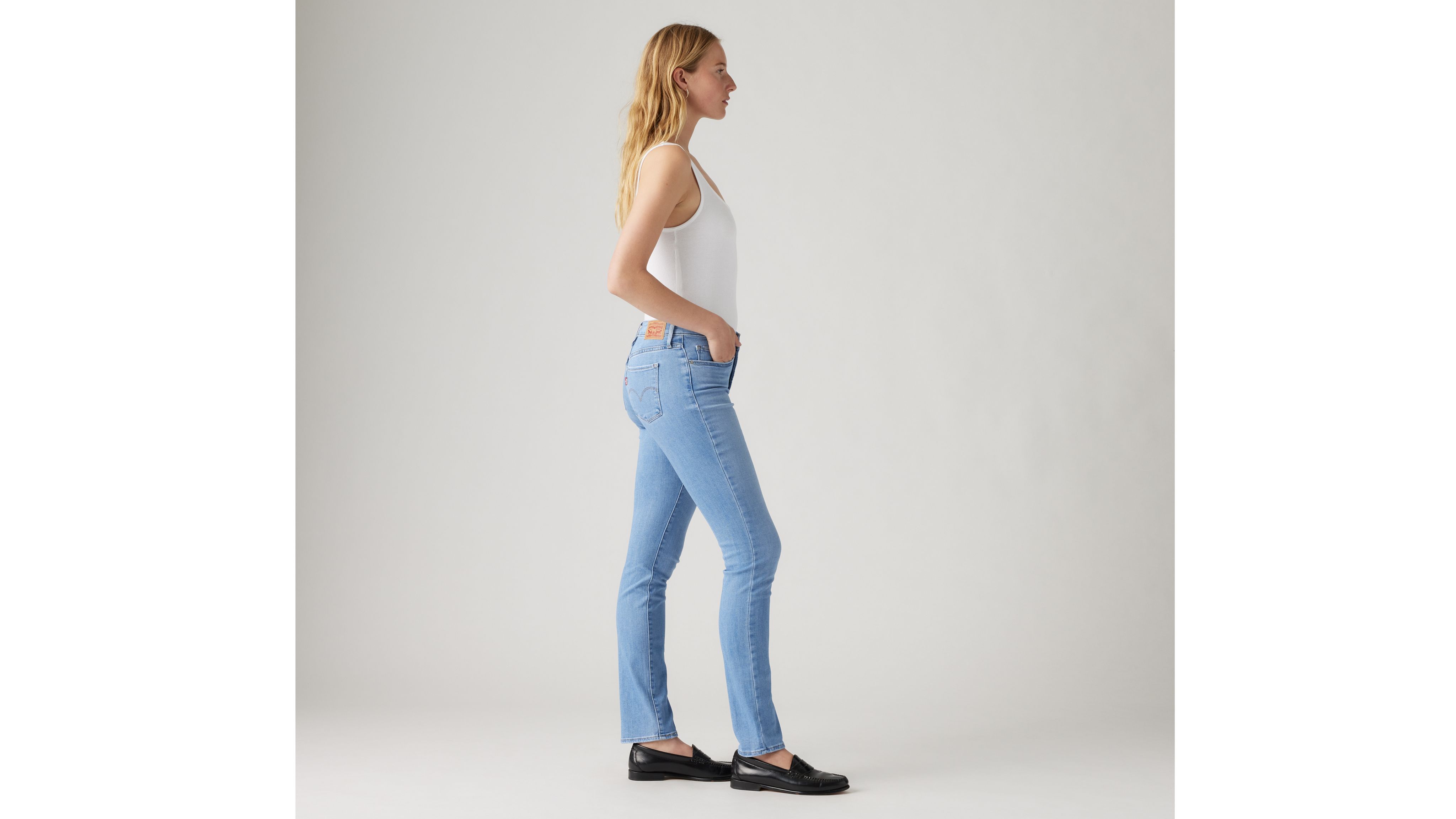 

312 Формирующие узкие женские джинсы Levi's, цвет Tribeca Sun - Medium Wash