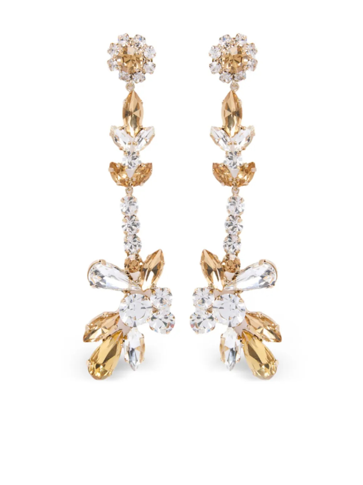 

Серьги ERDEM, украшенные кристаллами, золотой