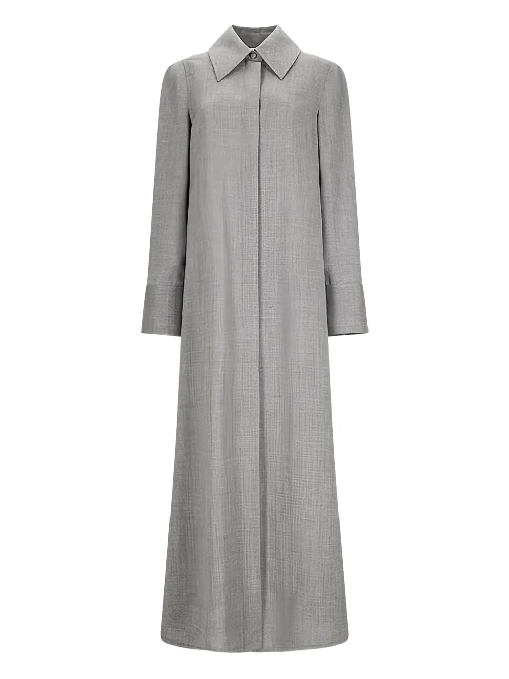

Платье с длинными рукавами и воротником JIL SANDER, серый