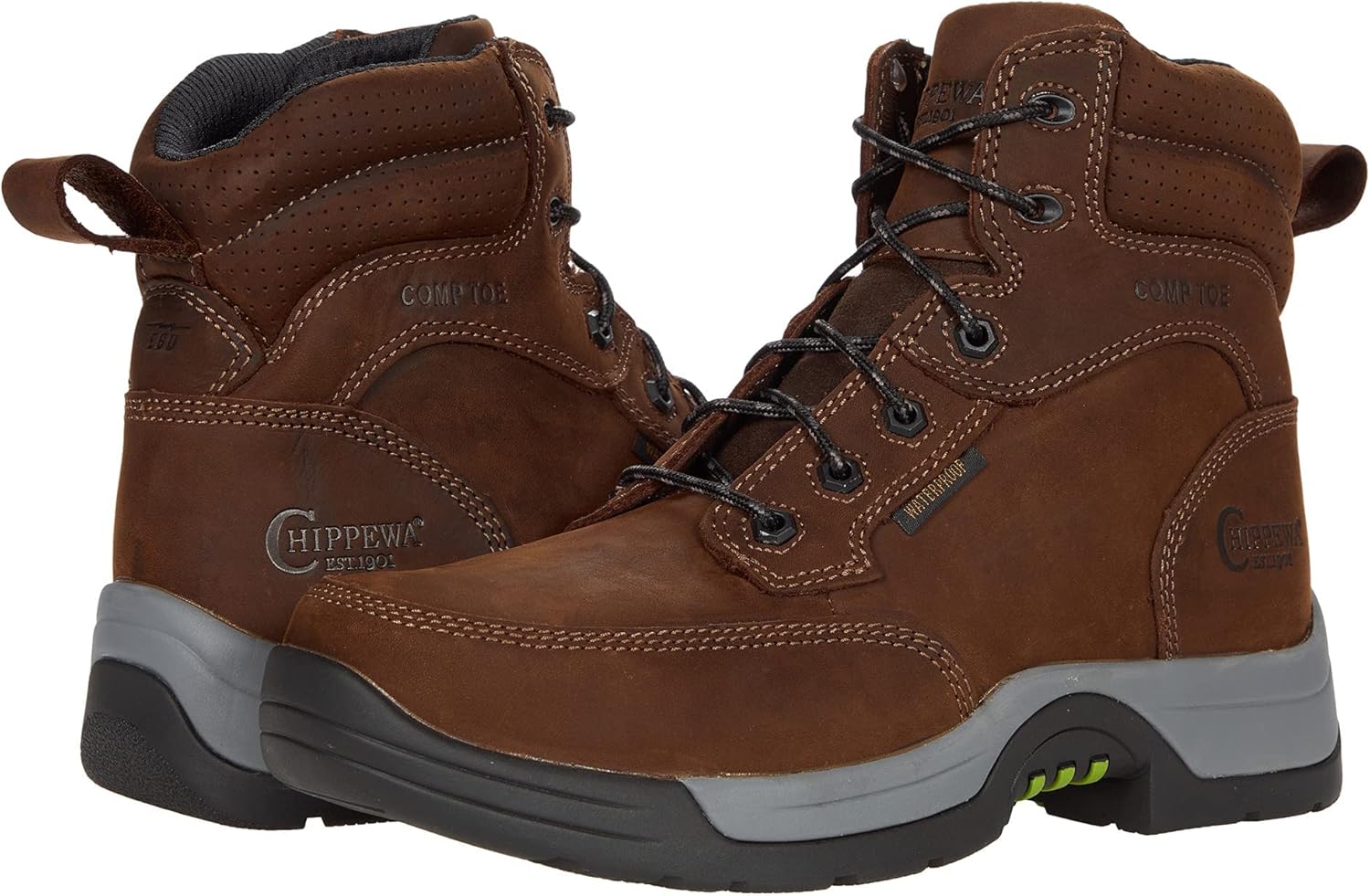

Водонепроницаемые ботинки Chippewa для мужчин с композитным носком - 31003, коричневый