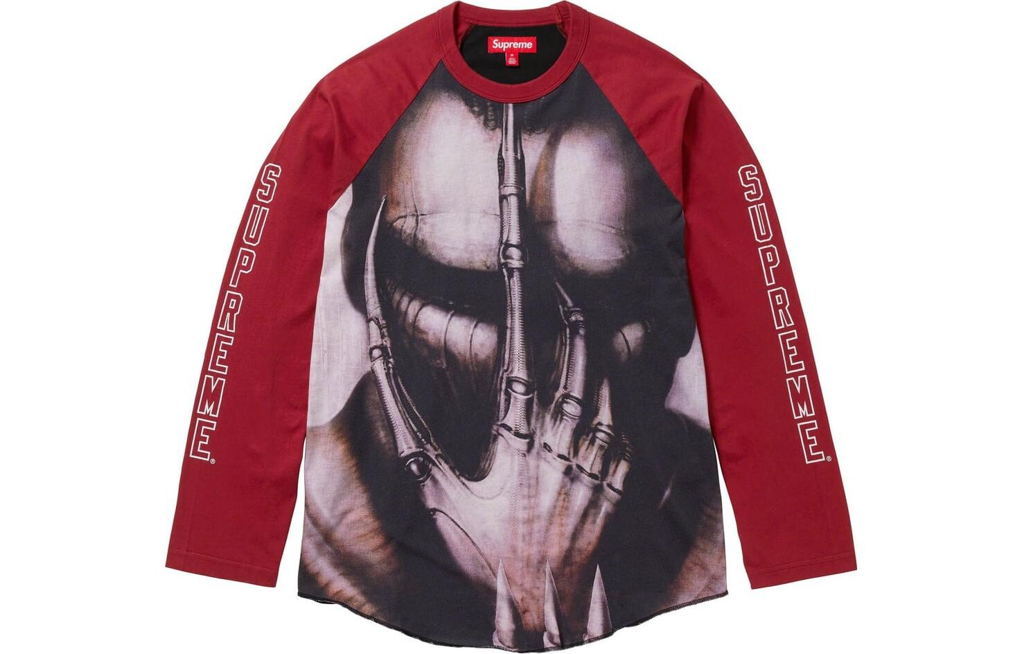 

Футболка Supreme H.R. Giger Raglan, черный