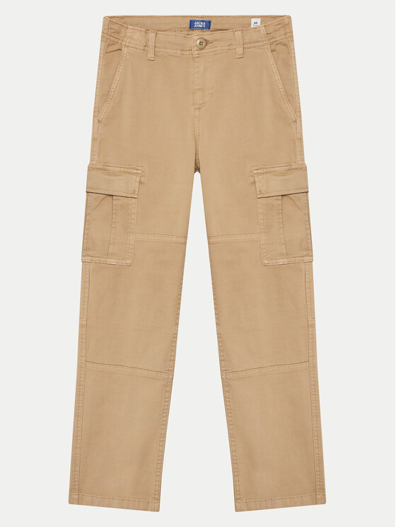 

Брюки прямого кроя 12261033 Jack&Jones Junior, бежевый