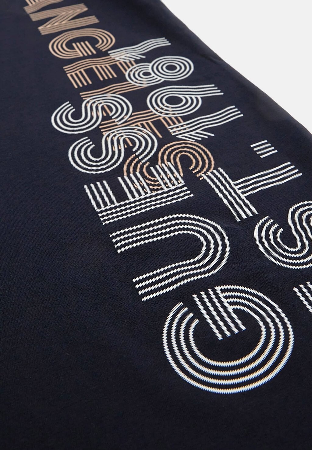 

Футболка с принтом Stretch Logo Seitlich Guess, синий