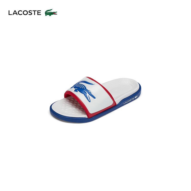 

Кроссовки мужские Lacoste, белый / синий / красный