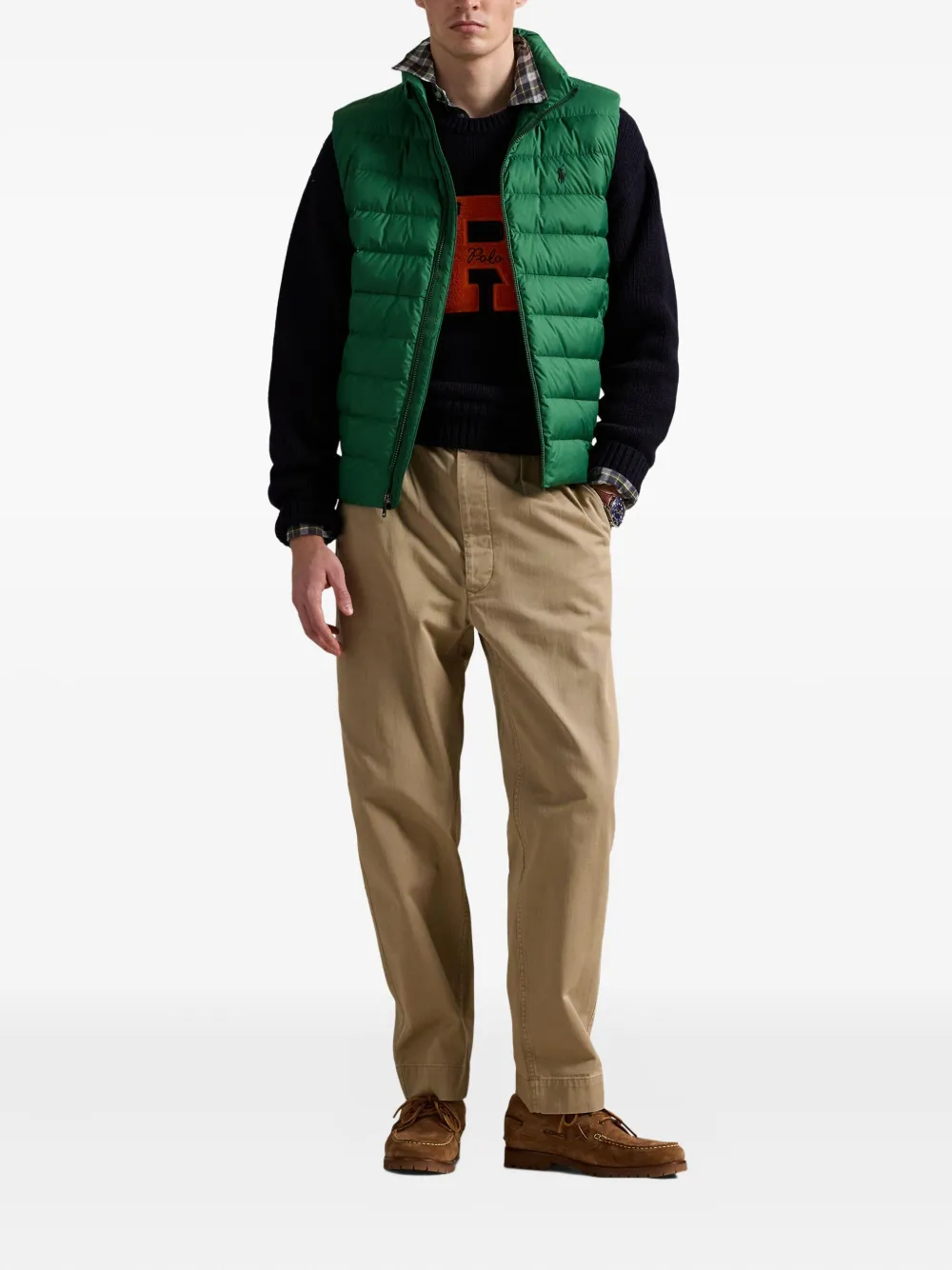 Жилет Polo Pony POLO RALPH LAUREN, зеленый — фото 2