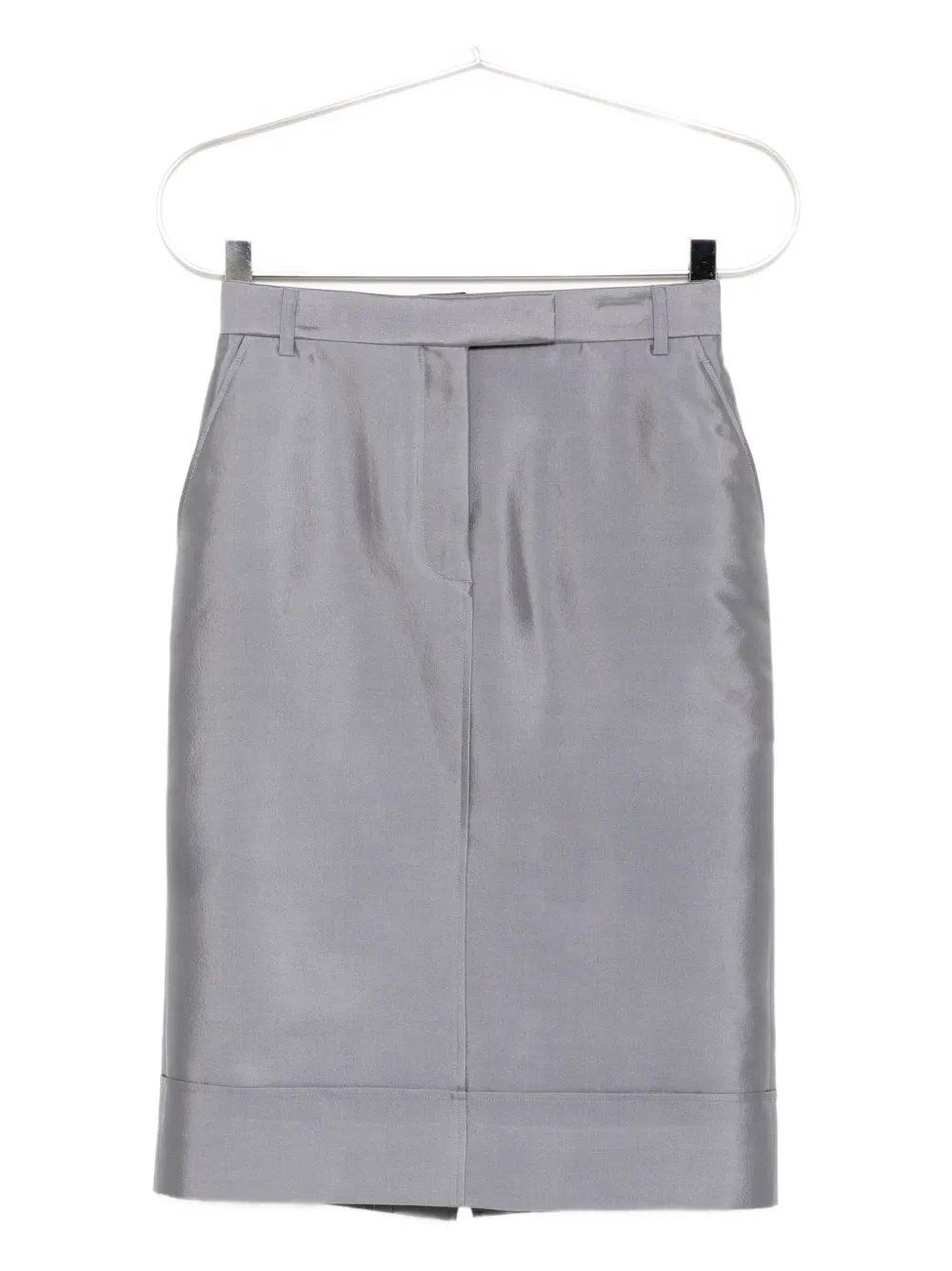 

Юбка с поясом THOM BROWNE, серый