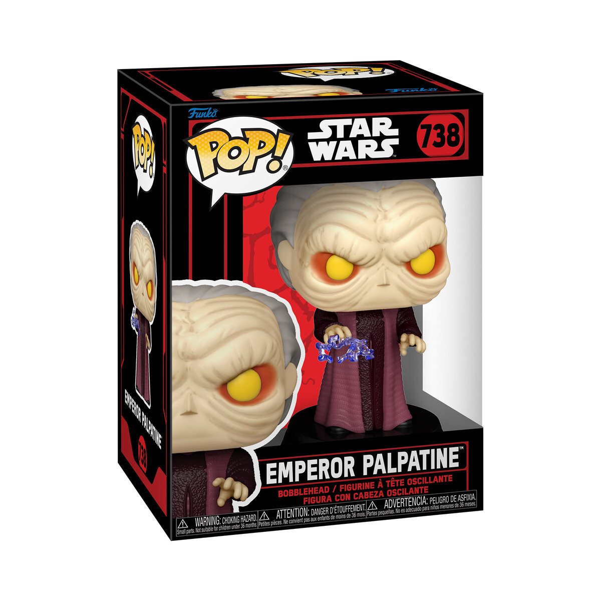 

Funko POP! Marvel, коллекционная фигурка, POP Star Wars: SW Darkside - Палпатин