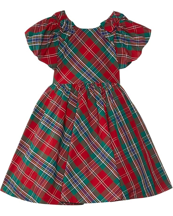 

Платье Janie and Jack Holiday Plaid Dress, красный