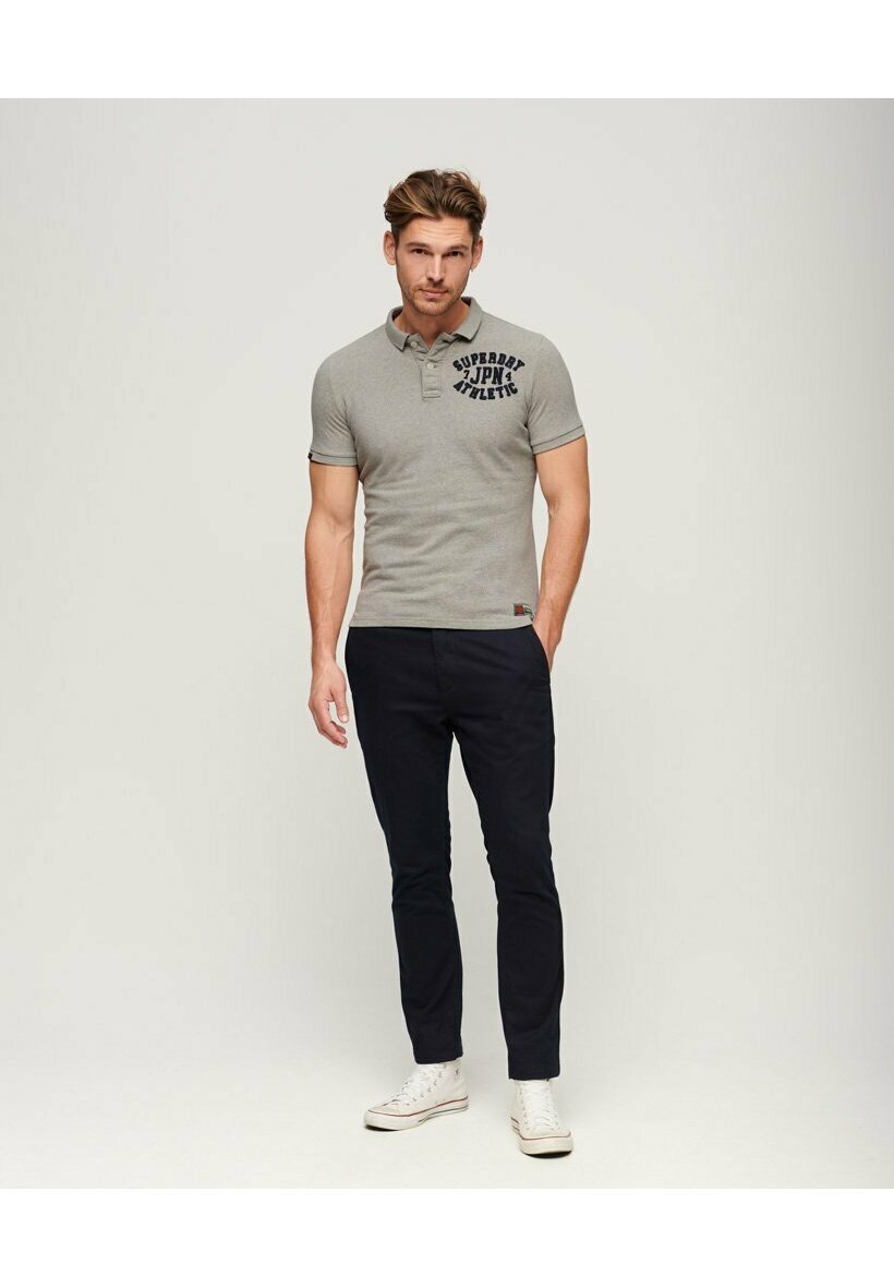

Рубашка поло VINTAGE ATHLETIC Superdry, светло-серый