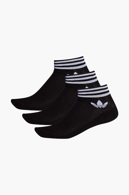 

Носки 3 пары Trefoil Adidas Originals, черный