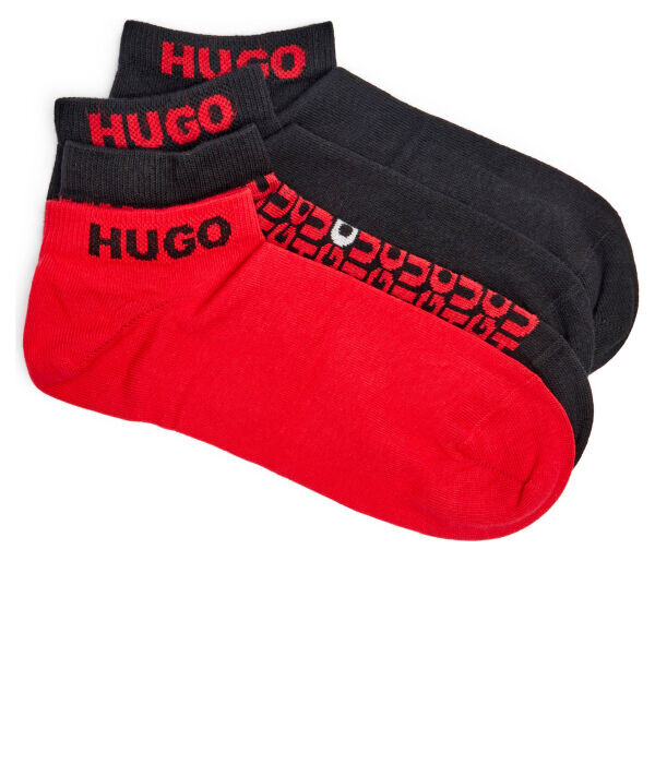 

Носки мужские Hugo Bodywear укороченные 4 пары, черный