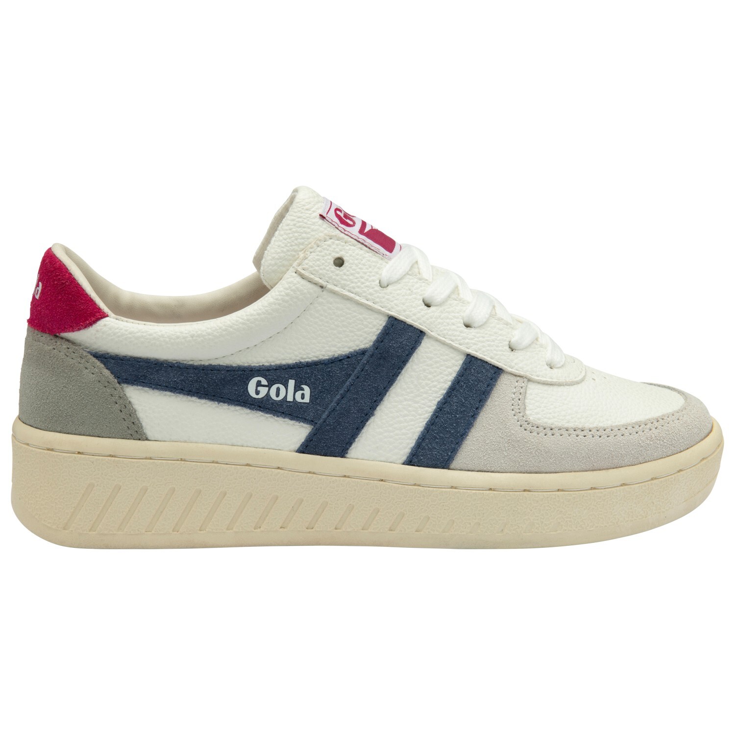 

Кроссовки Gola Women's Grandslam Trident, цвет White/Moonlight/Hot Fuchsia