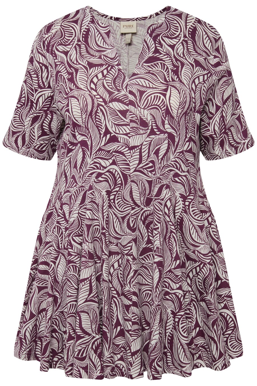 

Рубашка Ulla Popken, цвет Aubergine