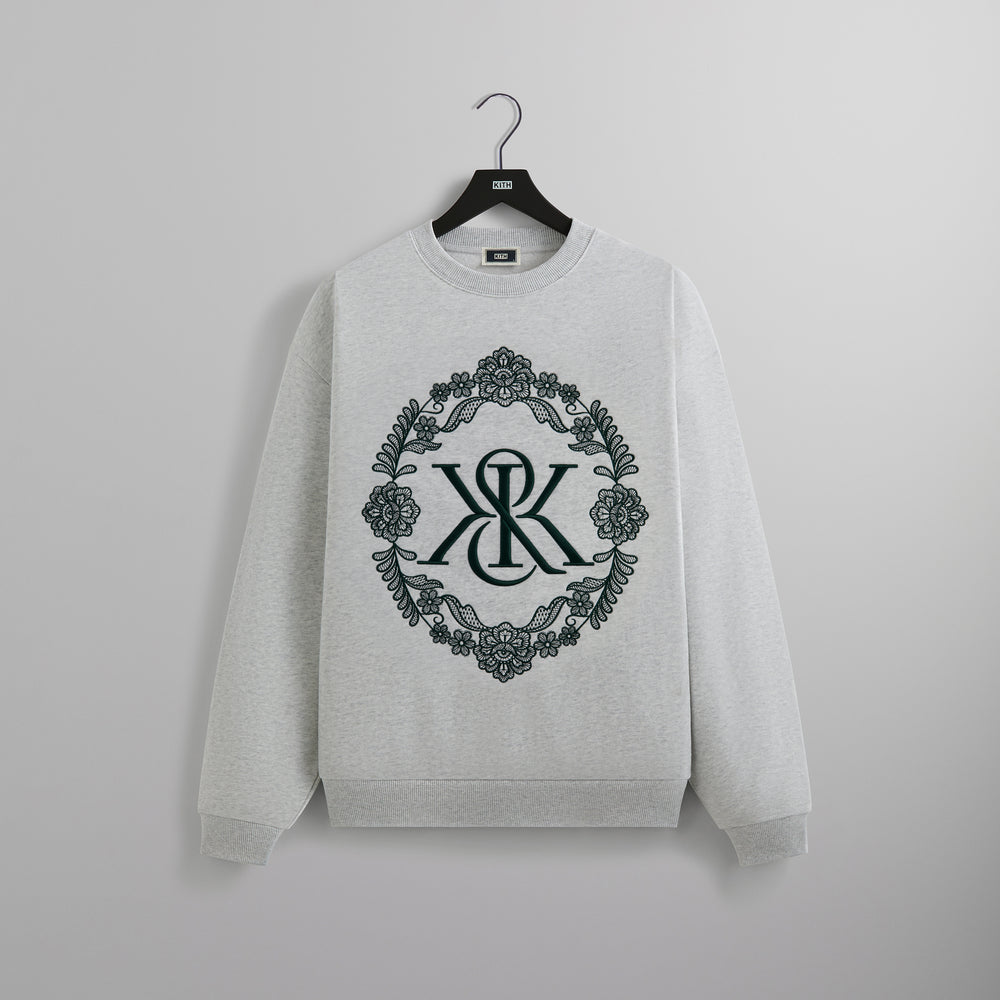 

Толстовка Kith Floral Lace Nelson Crewneck, светло-зеленый