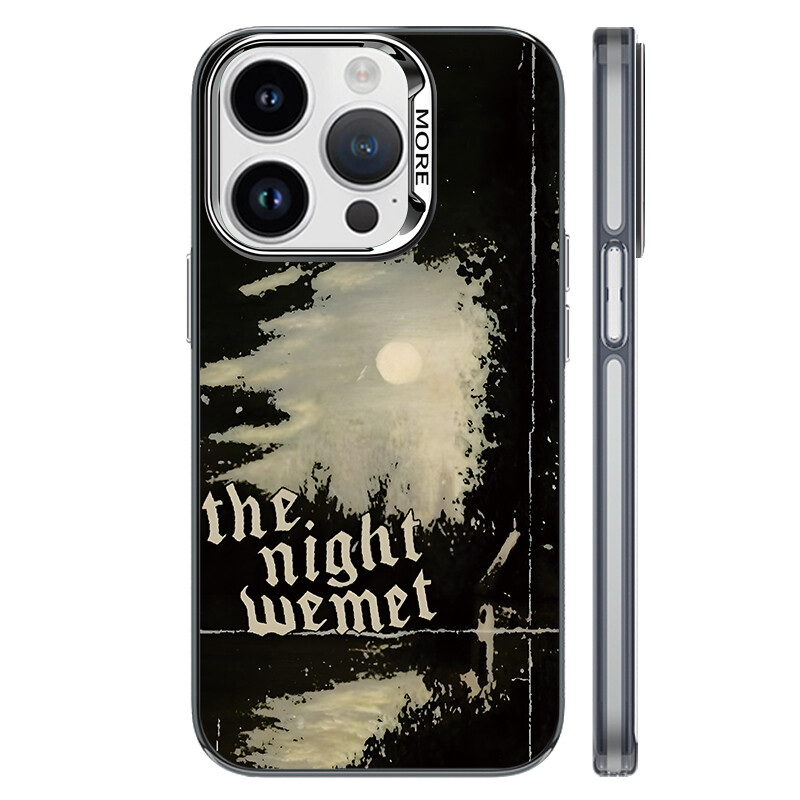 

MINISO чехол для телефона, MCYWDDCY0016Z-Color Silver Black Plating Black