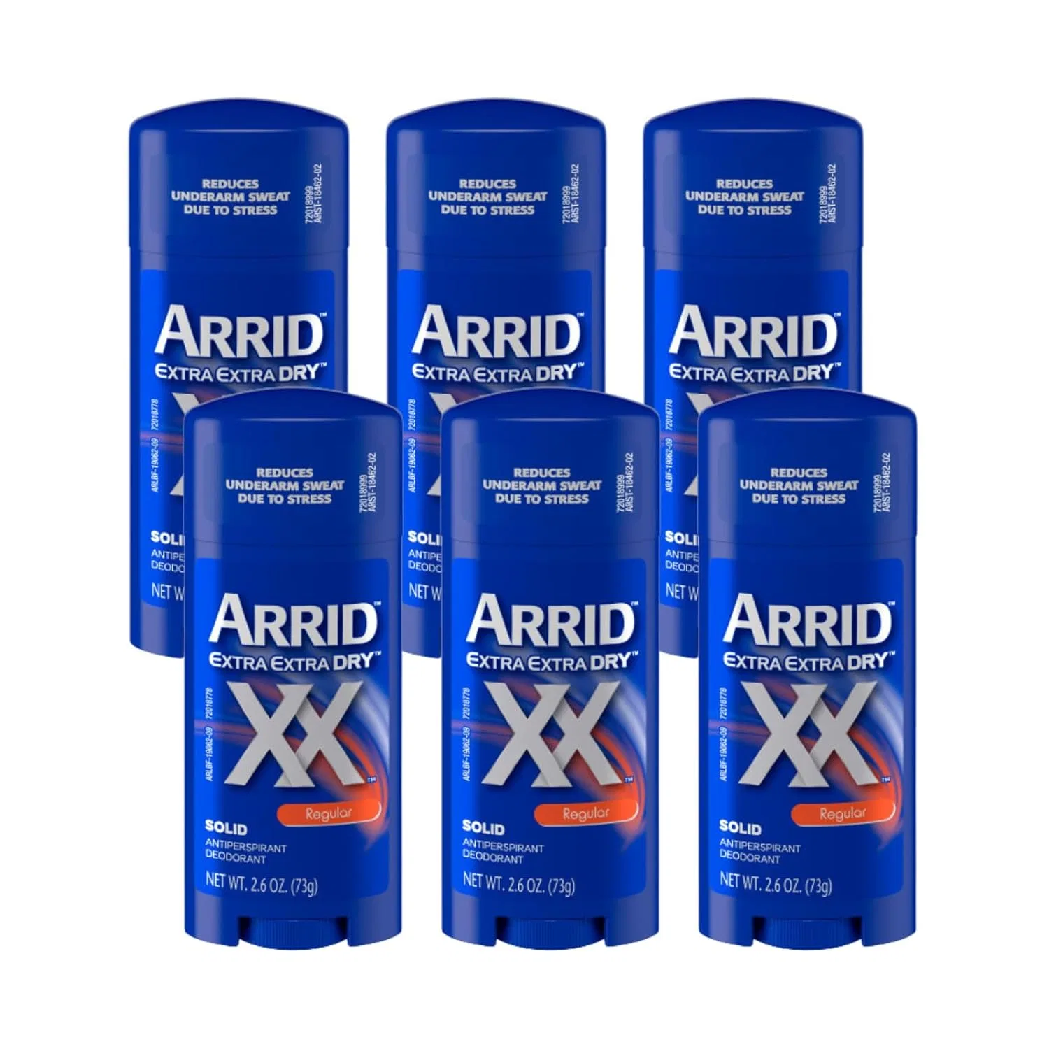 Твердый антиперспирант-дезодорант «XX Maximum Strength Solid» от Arrid, 73.7 г (6 шт.) Arrid