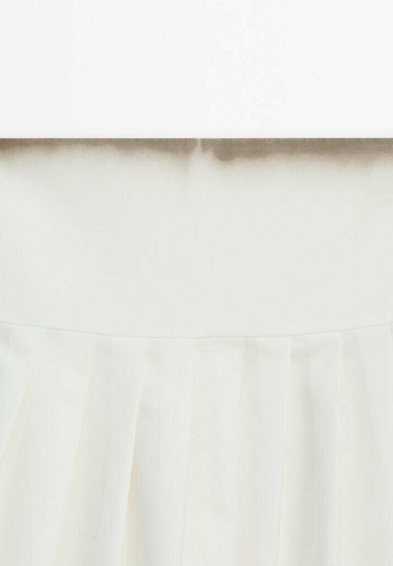 

Юбка А-силуэта PRINTED MIDI YOKE DETAIL Massimo Dutti, цвет Stone