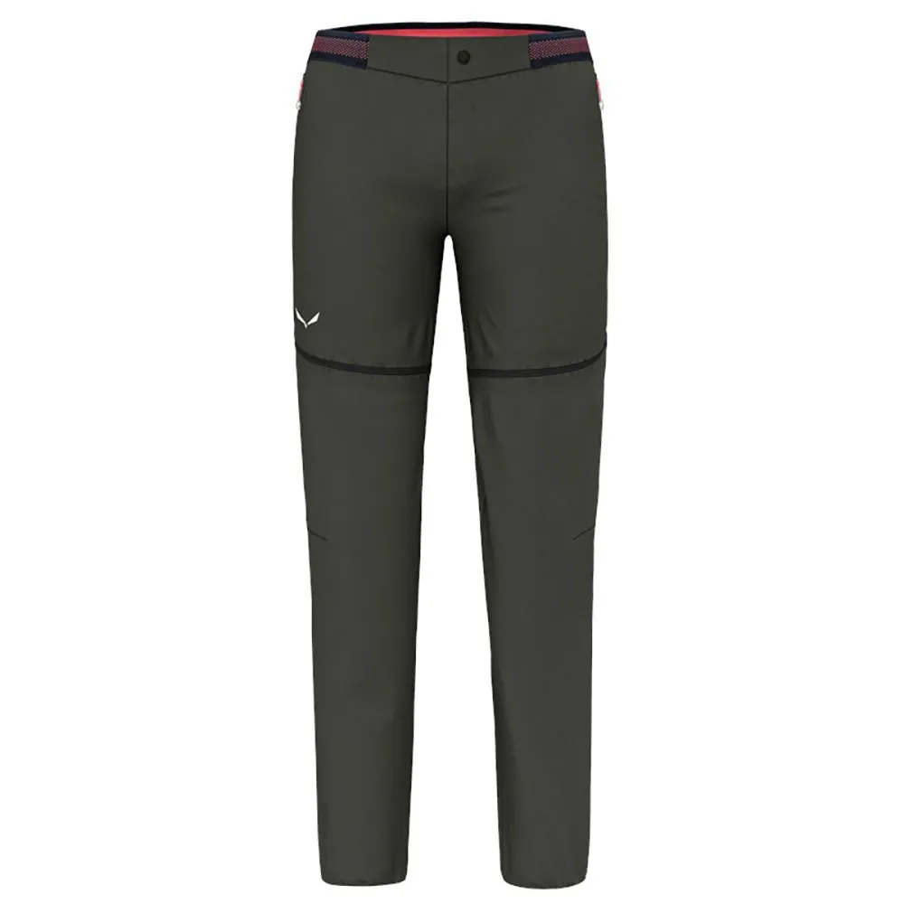 

Брюки Salewa Pedroc 2 Durastretch convertible, зеленый