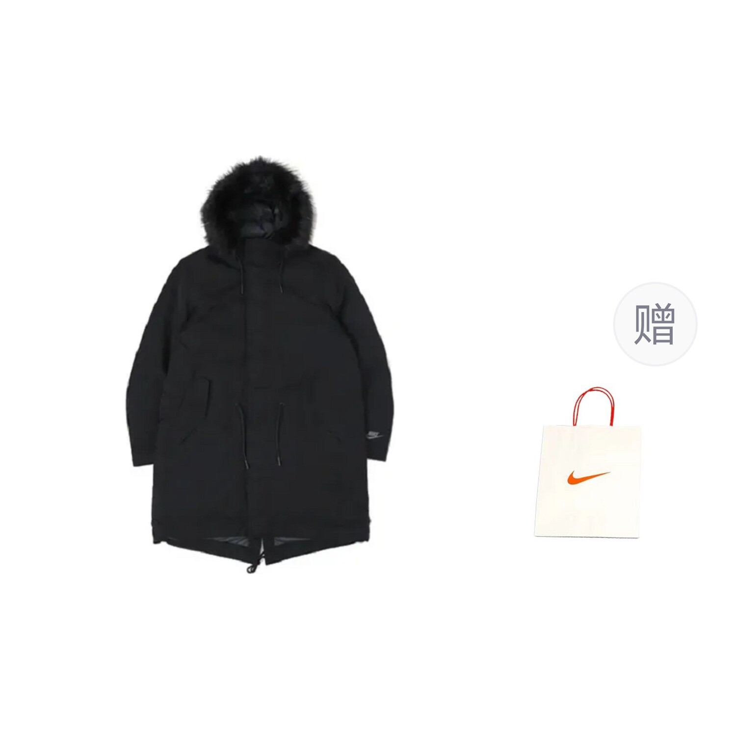 

Спортивная куртка-пуховик мужская черный Nike