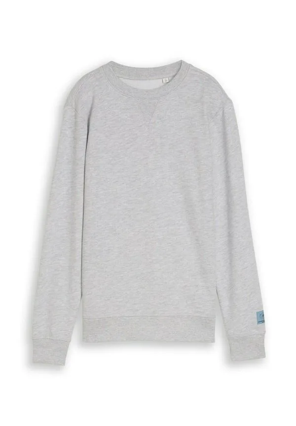 Простая толстовка Tom Tailor, Light Stone Grey Melange