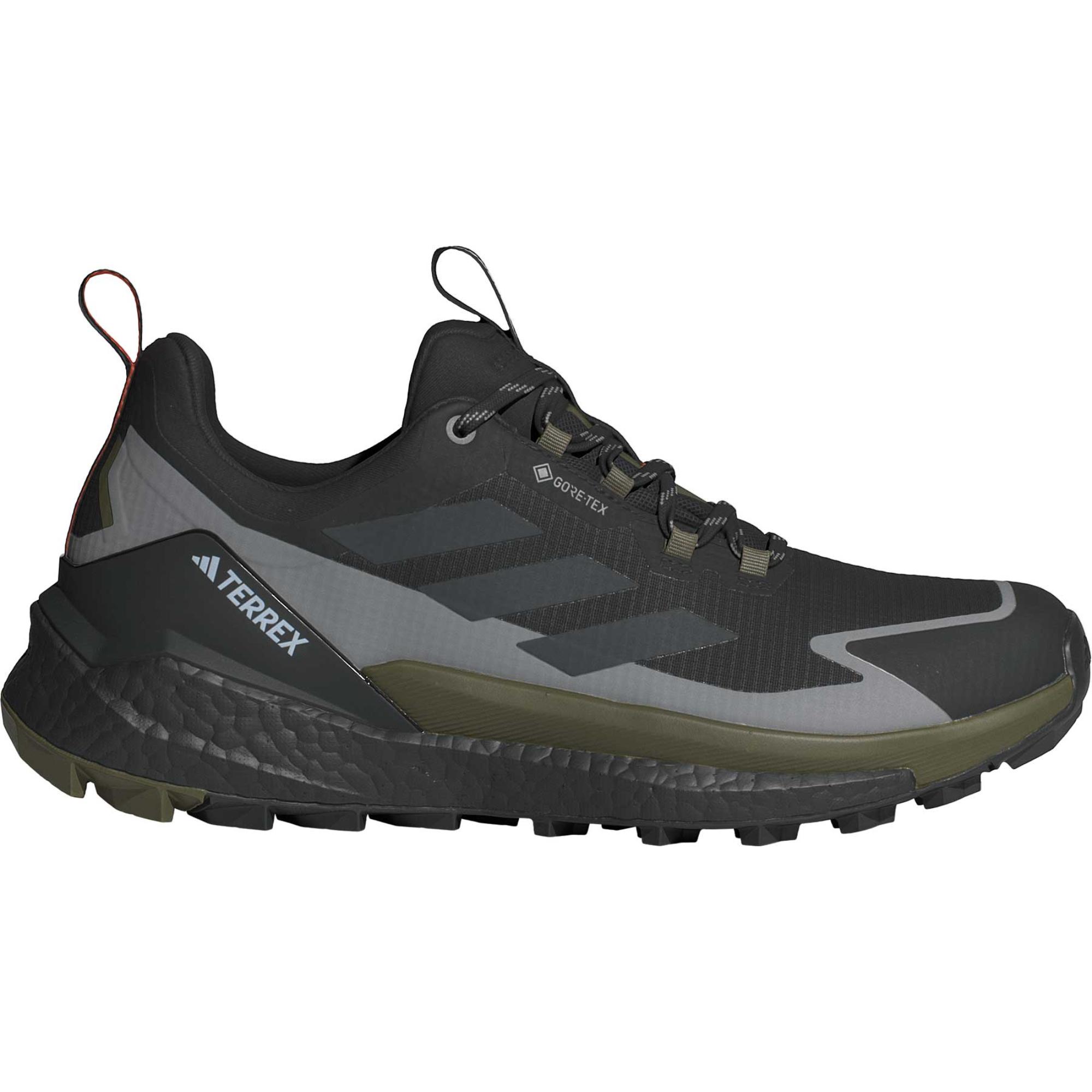 

Мужские походные ботинки Terrex Free Hiker 2.0 Low Gore-Tex Adidas, Balck/Carbon/Olive Strata