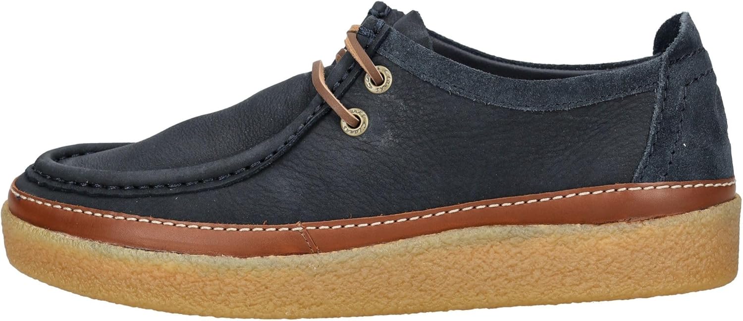 Мужские мокасины Clarks Clarkwood, Navy Nubuck — фото 2